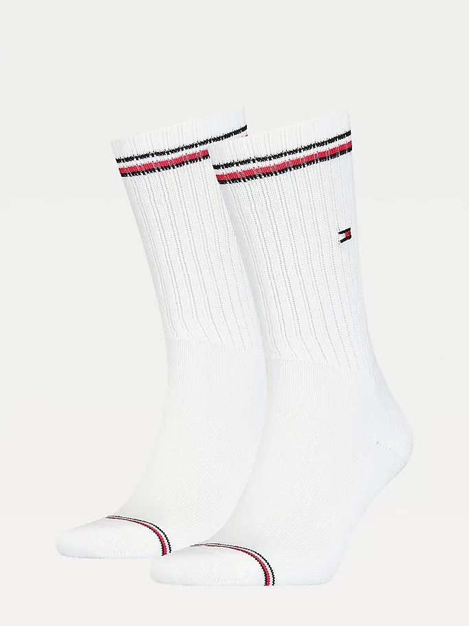 Tommy Hilfiger 2 Pack Socks White