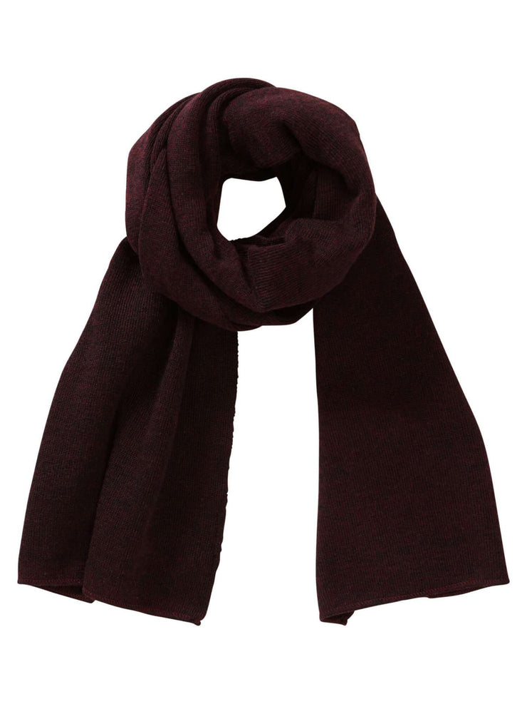 Petrol Scarf Burgundy