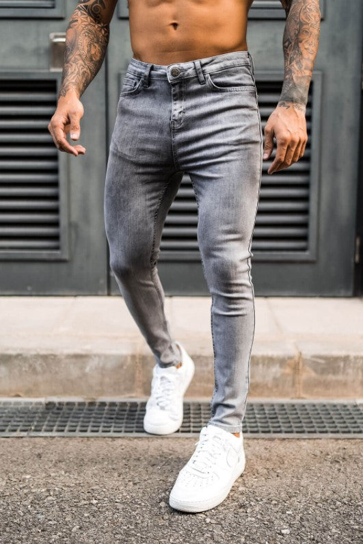 Sinners Attire Non Rip Jeans Acid Grey